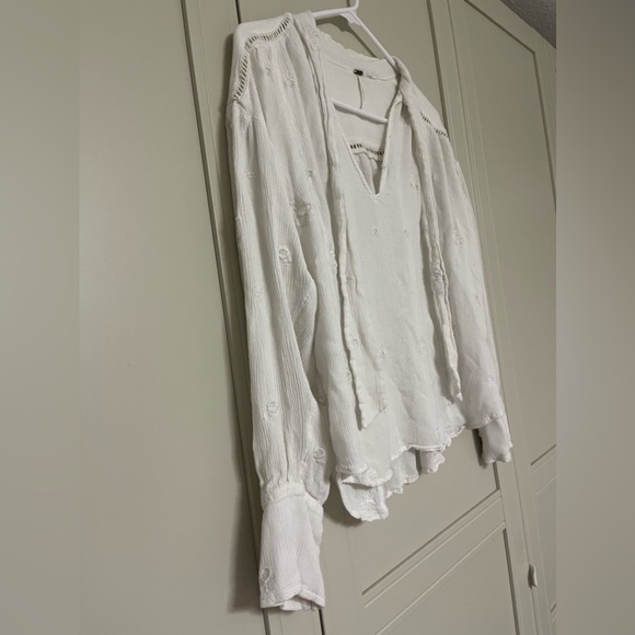 Free People Wishful Moments Blouse Size Small - Picture 6 of 12